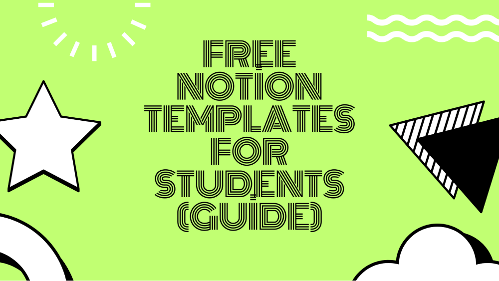 best notion templates for students